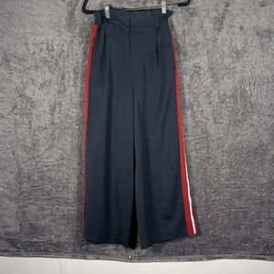 Moussy pants side Striped wide leg office career ware size extra small women